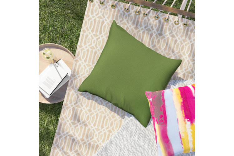 Wayfair best sale green cushions